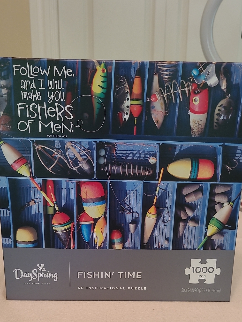 DaySpring Fishin' Time 1000-Piece Puzzle - Blue & Multicolor